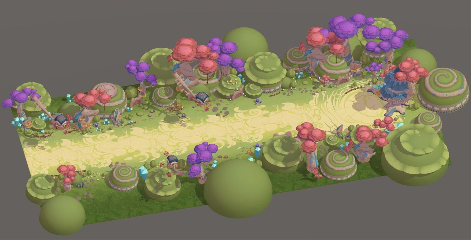 Cat Resort environment art by PLAYSYNC